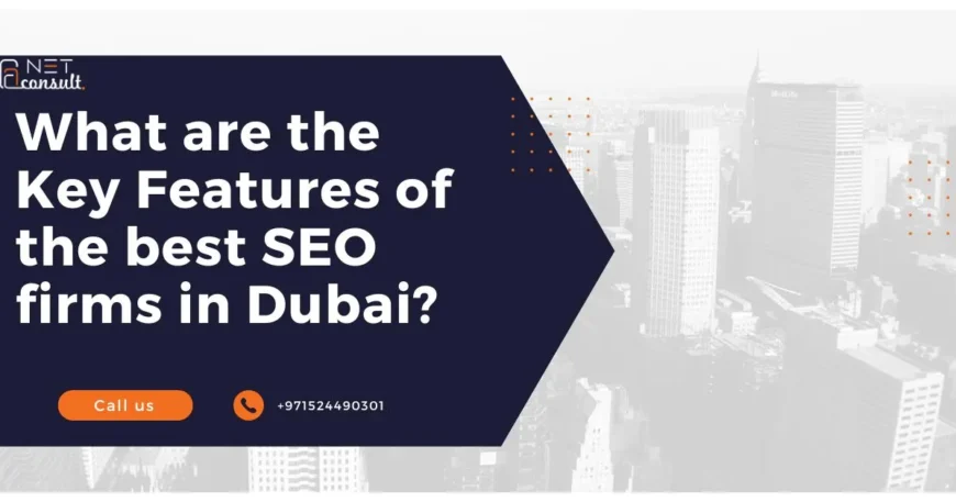 What are the Key Features of the best SEO firms in Dubai?